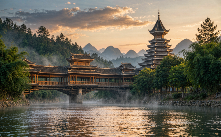 Sanjiang, Guangxi Travel Guide: Dong Wind-Rain Bridges and Rice Terraces